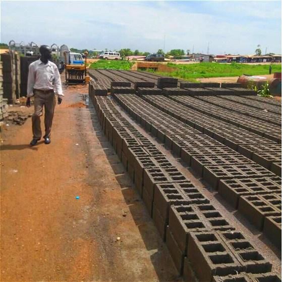 Portable Concrete Cement Blocks Machinery in Congo