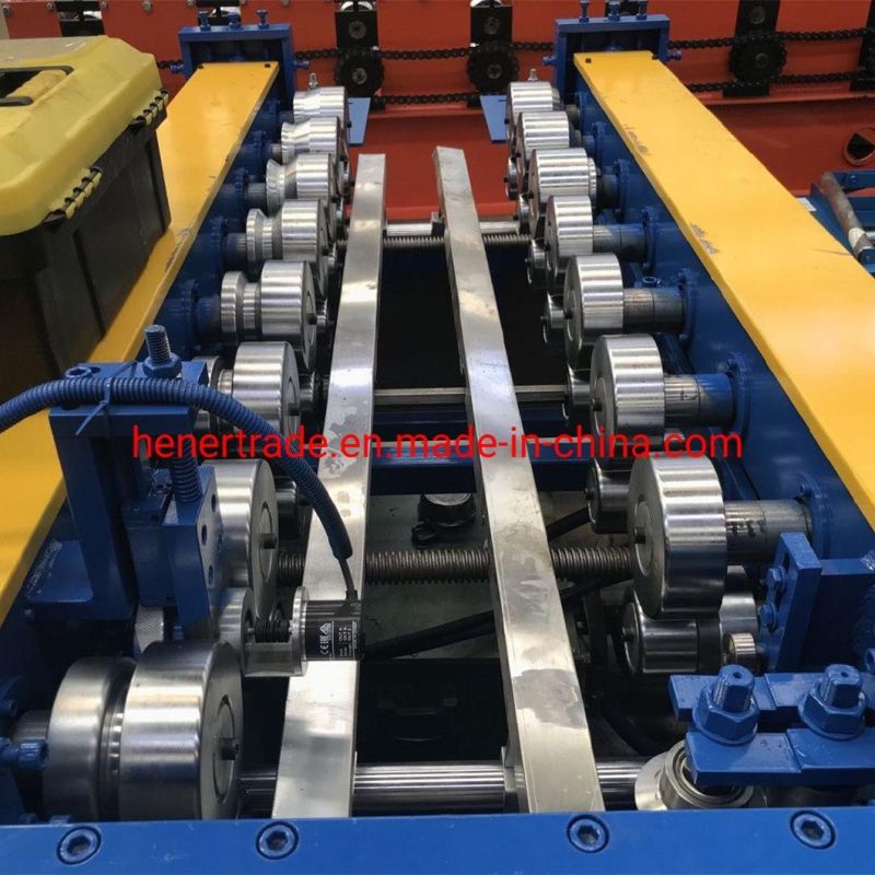 China Portable Standing Seam Metal Roofing Roll Forming Machine