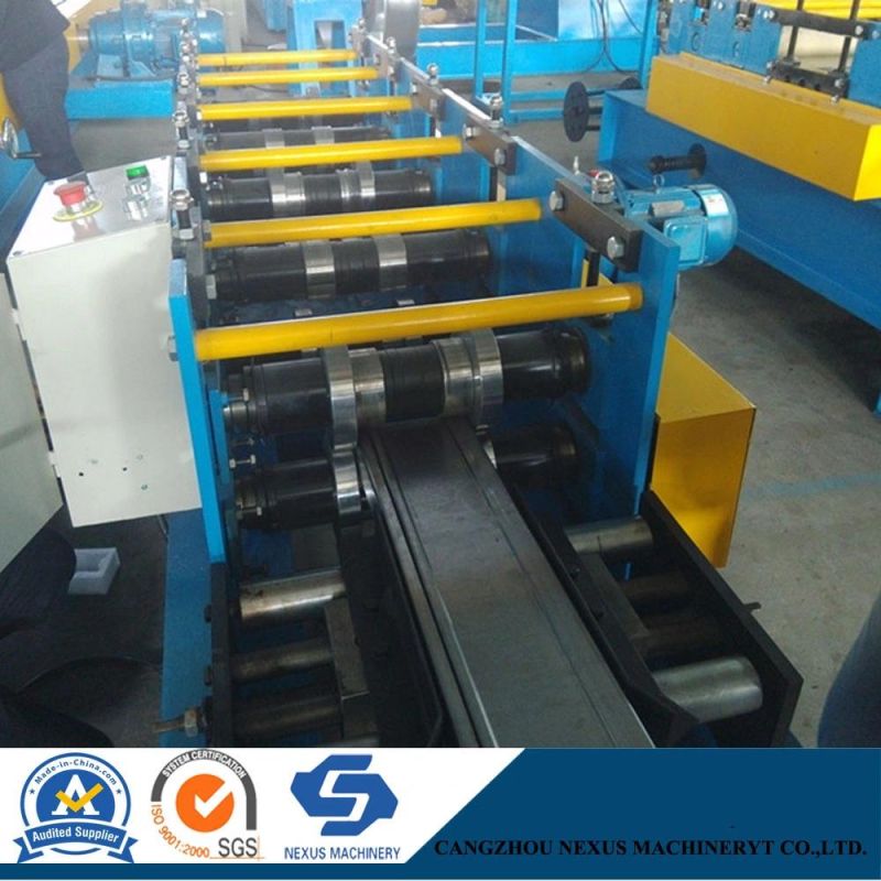 Storage System Box Beam Racking Shelf Roll Forming Machine with Good Quality