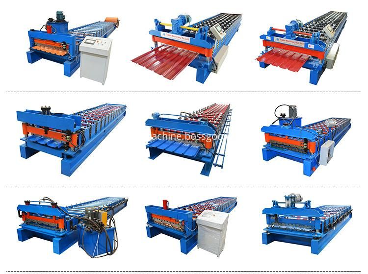 Hot Selling Three Layers Trapezoidal Roofing Sheet Automatic Roll Forming Machine