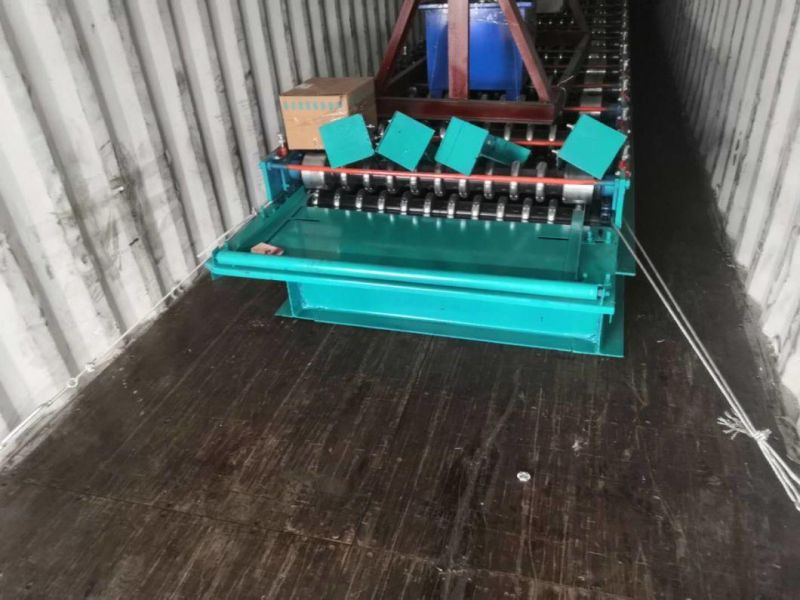 Colored Steel Three Layer Roof Tile Roll Forming Making Machine