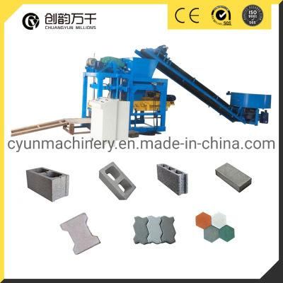 Concrete Block Brick Making Machine Semi-Automatic Operated in Nigeria (QTJ4-26)