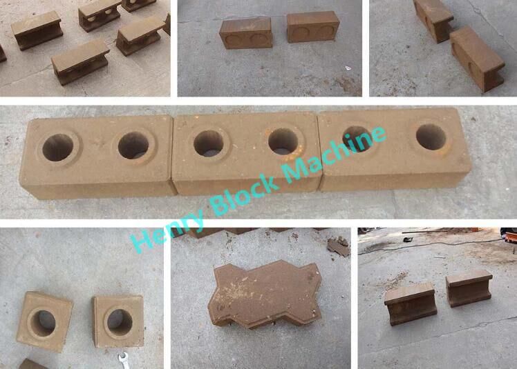 Hr1-20 Diesel Engine Hydraform Clay Brick Forming Machine, Movable Automatic Brick Machine