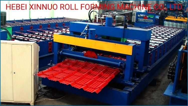 960 Glazed Metal Roofing Tile Making Roll Forming Machine