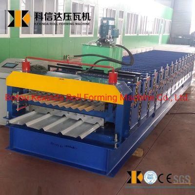 Double Layer Trapezoidal Roof Tile Building Material Roll Forming Machine