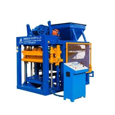 Qt 4-25 Automatic Process Line Concrete Cement Block Machine