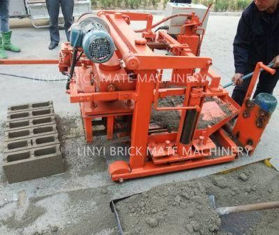 Pallet Free Qtm4-30 Small Scale Mobile Block Machine for Concrete Blocks