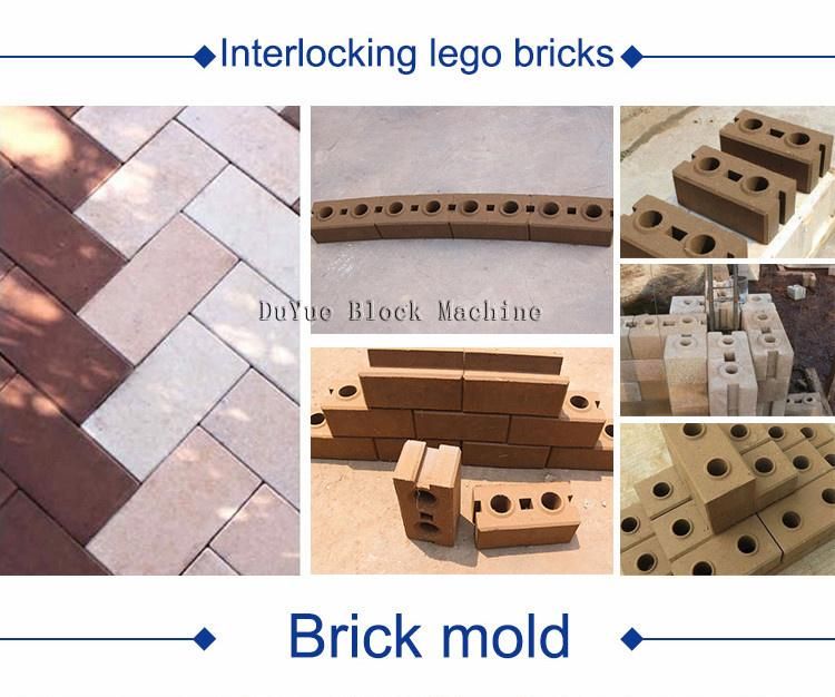 Hr2-10 Hydraulic Compressed Earth Block Machine Terlocking Hollow Brick Machine