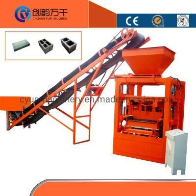 Qt4-24 Cheap Automatic Vibration Concrete Hollow Block and Brick Machine for Sale