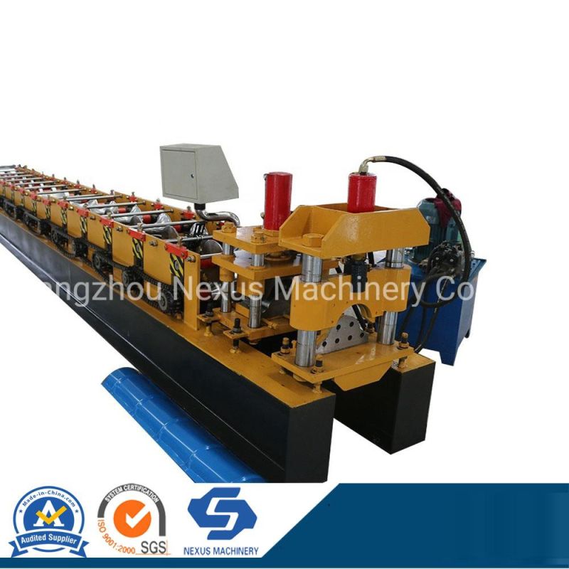 Metal Roof Ridge Cap Roll Forming Machine Roof Ridge Tiles Building Materials Machinery