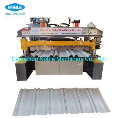 Color Steel Twin Rib Ibr Profile Roofing Wall Tile Making Roll Forming Machine for Galvanized Steel Coil