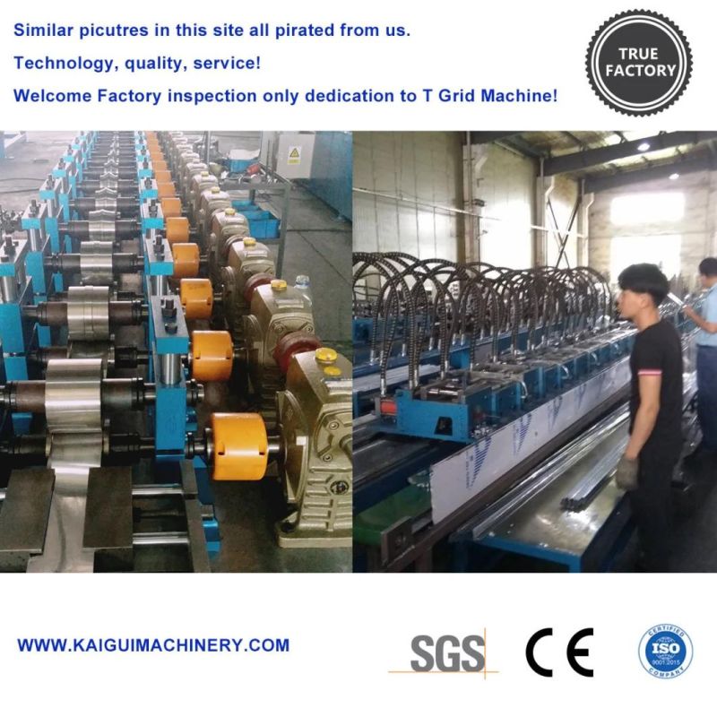 Automatic Ceiling T Grid Roll Forming Machine for Main Tee, Cross Tee