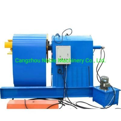 Automated Hydraulic Decoiler Machine for Steel Coil with Loading Car