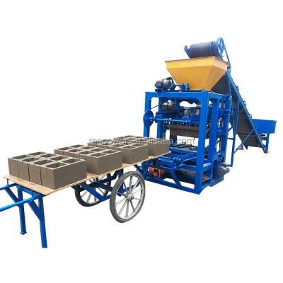 Respower Small Machines for Home Business Qt4-24 Concrete Solid and Hollow Brick Block Machinery Ghana