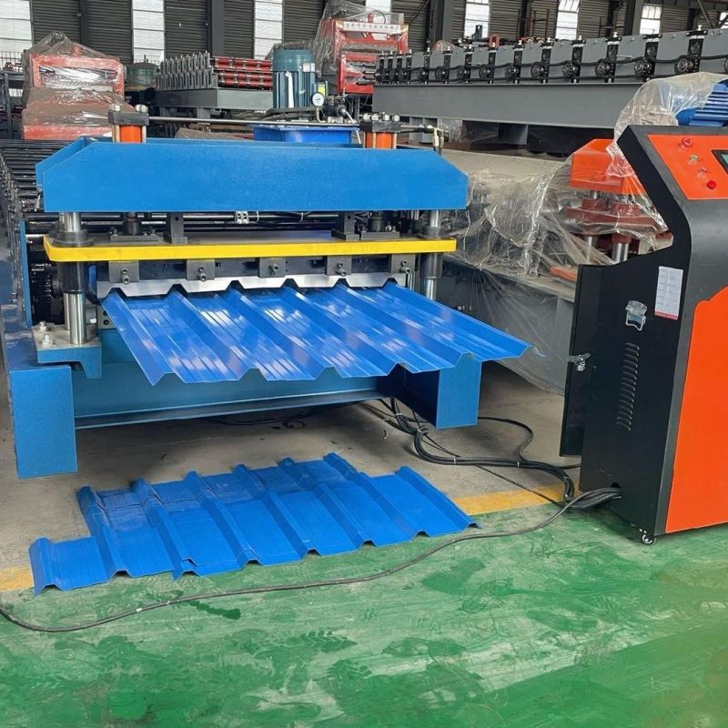 750 Profile Galvanized Steel Trapezoid Roofing Roll Forming Machine