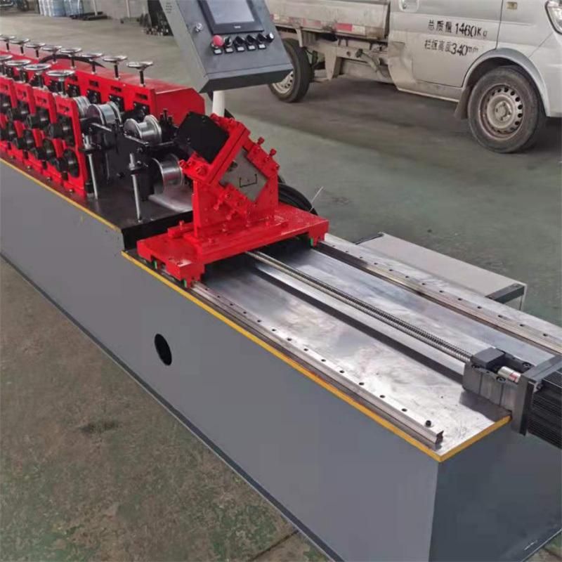 C Type Light Steel Keel Roll Forming Machine with Non-Stop Cutting