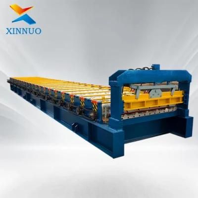 Metal Sheet Trapzoidal Roofing Tile Roll Forming Machine