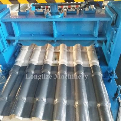 Aluminium Metal Glazed Tile Roofing Sheet Roll Forming Forming Machinery