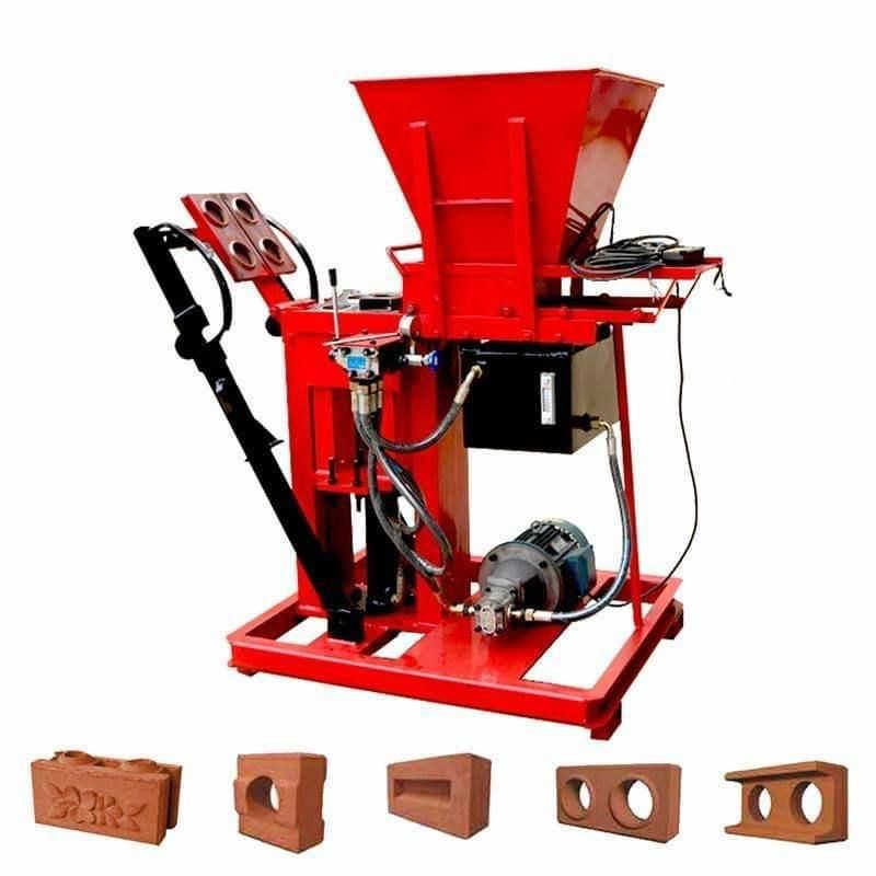 Qt2-15 Small Clay Soil Earth Interlocking Brick Block Making Machine