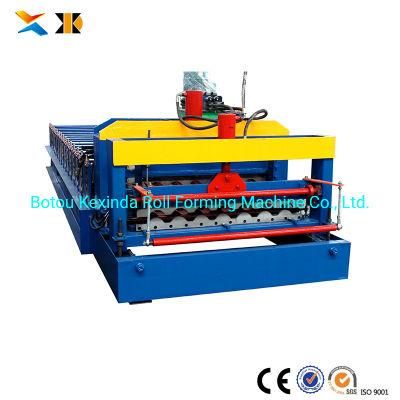 Aluminium Corrugated Metal Glazed Tiles Roofing Sheets Making Machine