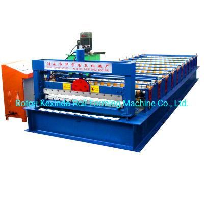 Metal Roofing Galvanized Aluminum Corrugated Steel Sheet Making Machine Colored Steel Wall Roof Panel Cold Roll Forming Machine