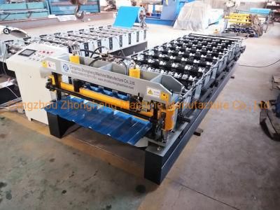 Factory Price Aluzinc Metal Roofing Sheet Botou Roll Forming Machine