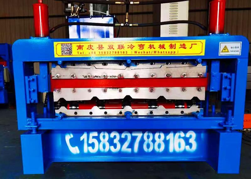 Colored Steel Coil Roof Tile Cold Roll Forming Machine for Sale