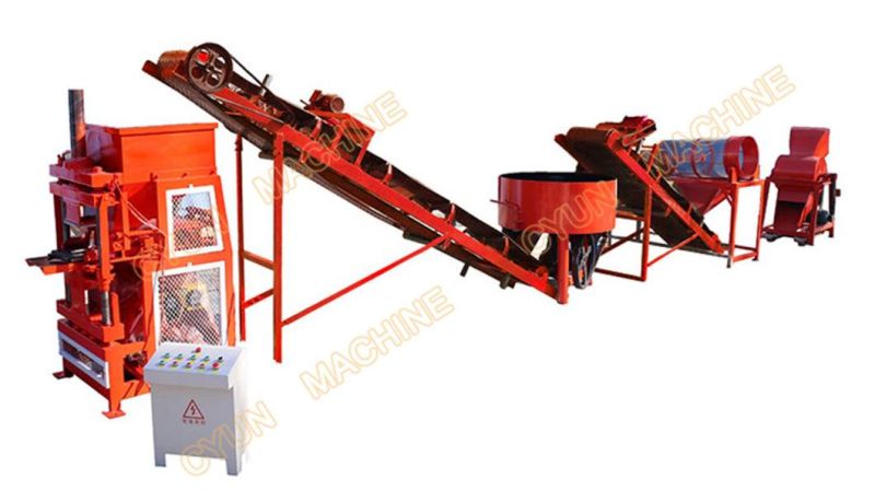 Cy2-10 Automatic Production Line Clay Interlocking Brick Paver Block Machine in South Africa