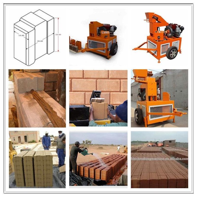 Hr1-20 Moveable Hydraform Type Brick Machinery