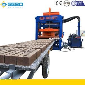 Qtj4-20 Semi-Automatic Hydraulic Concrete Block Making Machine Cement Brick Maker