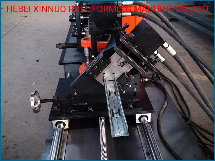 Full Automatic Drywall Metal Section Aluminium Furring Channel Light Gauge Steel Omega Profile Rolling Forming Machines
