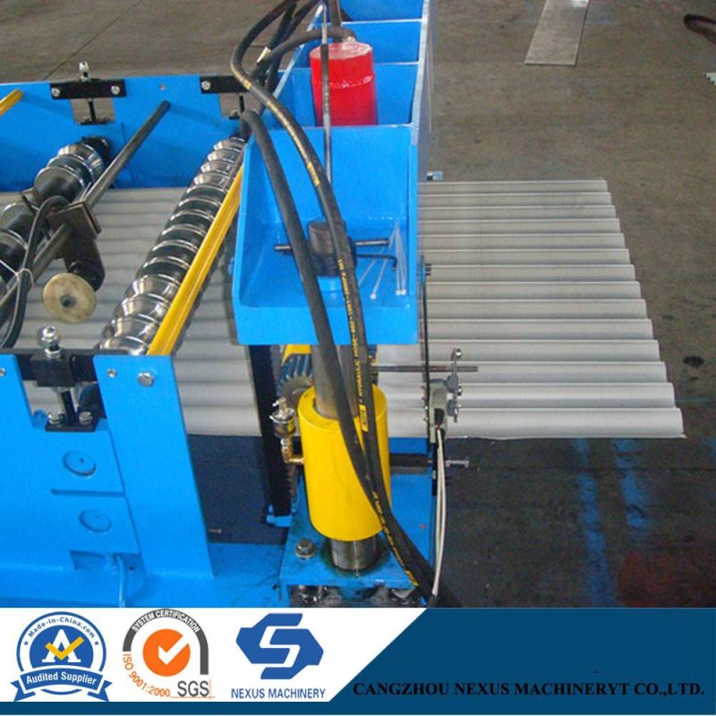 Corrugated Roof Sheet Making Machine with Gcr45 Shearing Blade