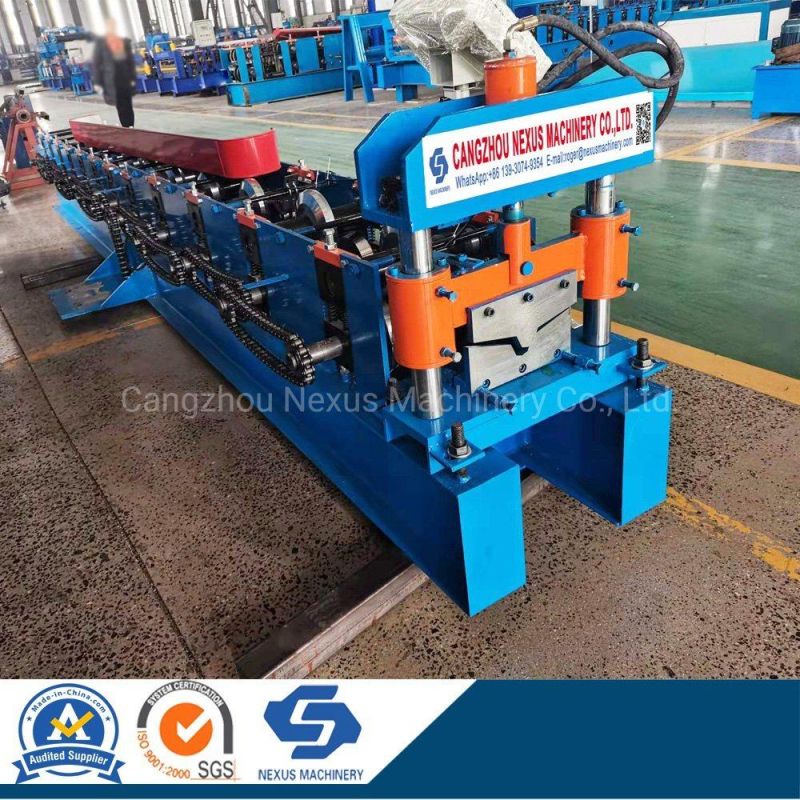 Steel Ridge Cap Roll Forming Machine Metal Roof Sheet Making Machinery