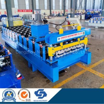 Trapezoidal Roofing Profile Metal Roof Sheet Cold Roll Forming Machine