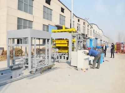 Qt10-15 Auto Hydraulic Pressure Concrete /Cement Hollow Solid Brick /Block Making Machines