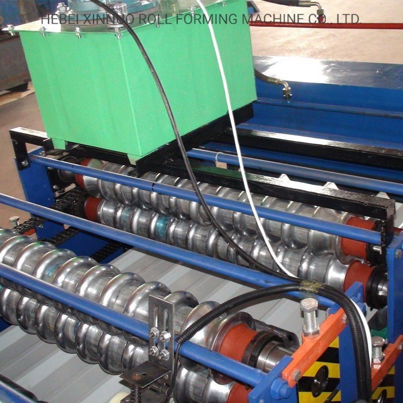 Complete Roof Panel Production Line with Double Layer Roll Forming Machine