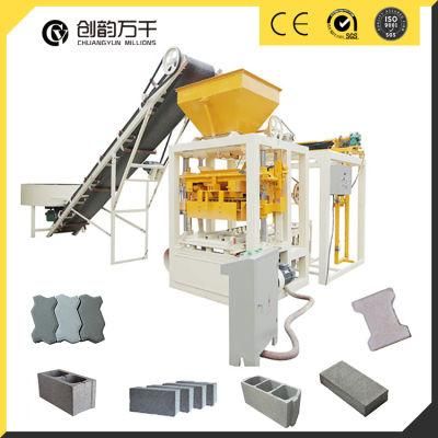 Qt 4-24 Cement Hollow Blocks Brick Making Machine
