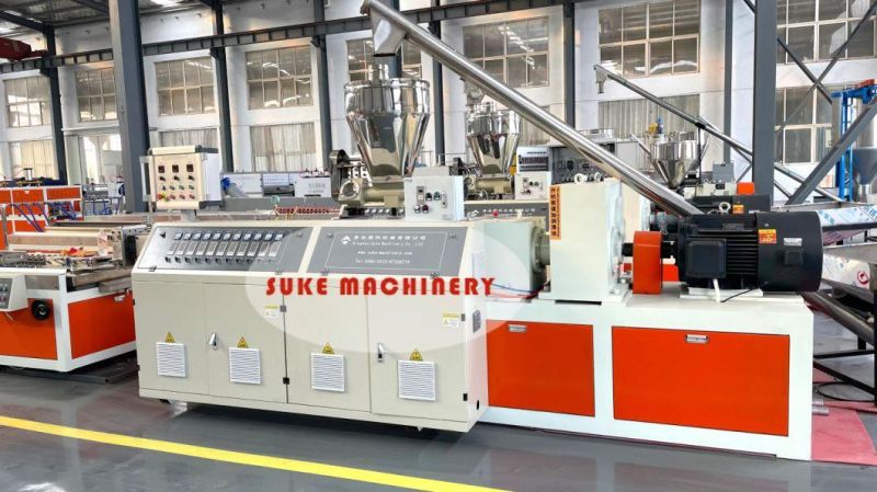 WPC Decking Flooring Deck Board Plank Extrusion Production Line Manufacturing Extruder Machine Supplier