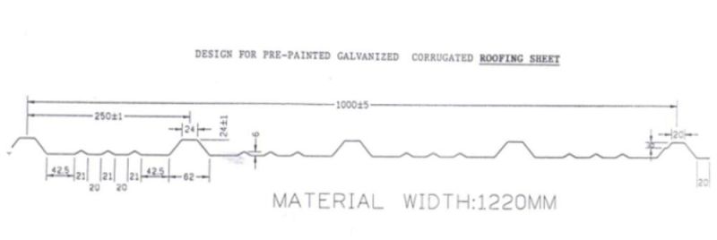 Dual Level Machine for Yx5-103-1133 Wall Cladding/Yx24-250-1000 Roofing