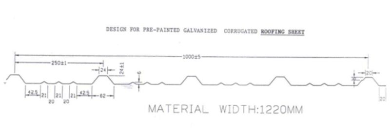 Dual Level Machine for Yx5-103-1133 Wall Cladding/Yx24-250-1000 Roofing