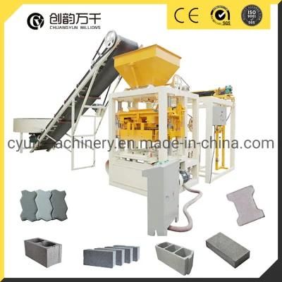 Qt4-24 Semi-Automatic Block Machine Production Line Building Material Machinery