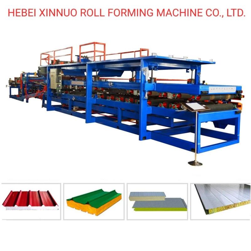 Simple Foam and Rock Wool Composite Sandwich Board Forming Machine