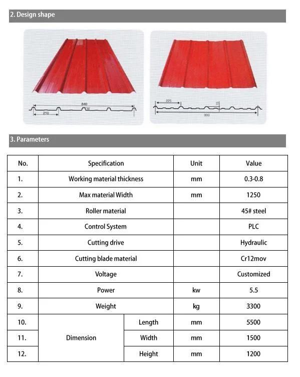 Widely Used Hydraulic Roll Forming Machine Tile Machine