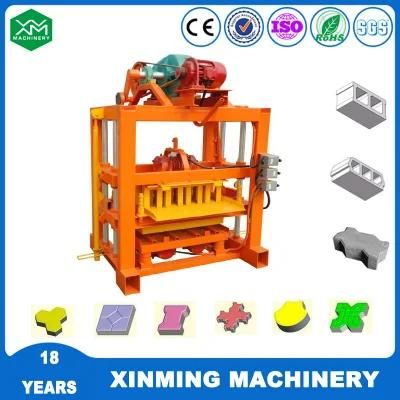 Qt40-2 Semi-Automatic Hollow Block Making Machine Concrete Brick Making Machine with High Quality