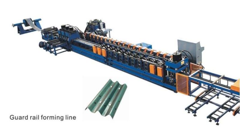 Highway Guardrail Systems Roll Forming Machine Freeway Guardrail Roll Forming Machine