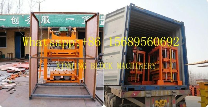 Concrete Block Making Machine Qt 4-40 Semi-Automatic Block Machine, Brick Making Machine, Cement Brick Making Machine