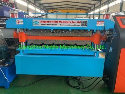Double Layer Trapezoidal Roofing Sheet Profile Roll Forming Making Machine