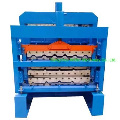 Color Steel 3 in 1 Three Layer Roofing Panel Roll Forming Machine