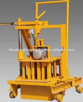 Qmr2-45 Lay Egg Machine Mobile Concrete Block Making Machine Price
