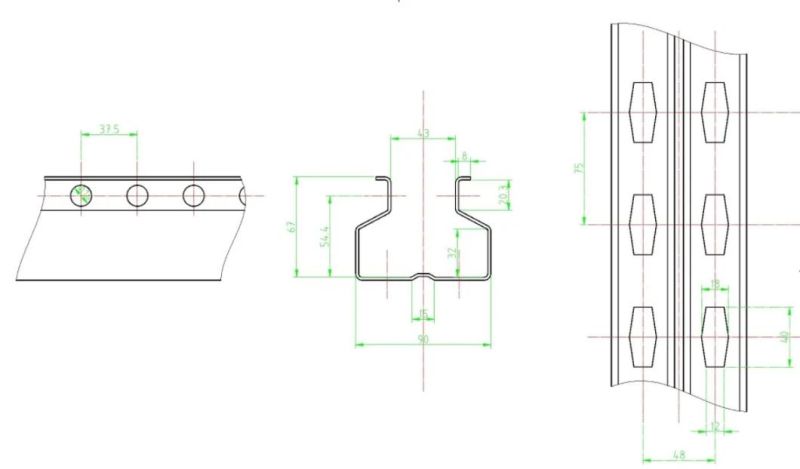 Upright Shelf System Roll Forming Machinery Rack System Making Machine for Super Market